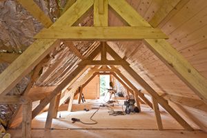 Opbouw van een eiken bijgebouw